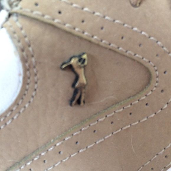 Lady Fairway Golf Cleats In White And Brown Size 8 - Picture 3 of 9